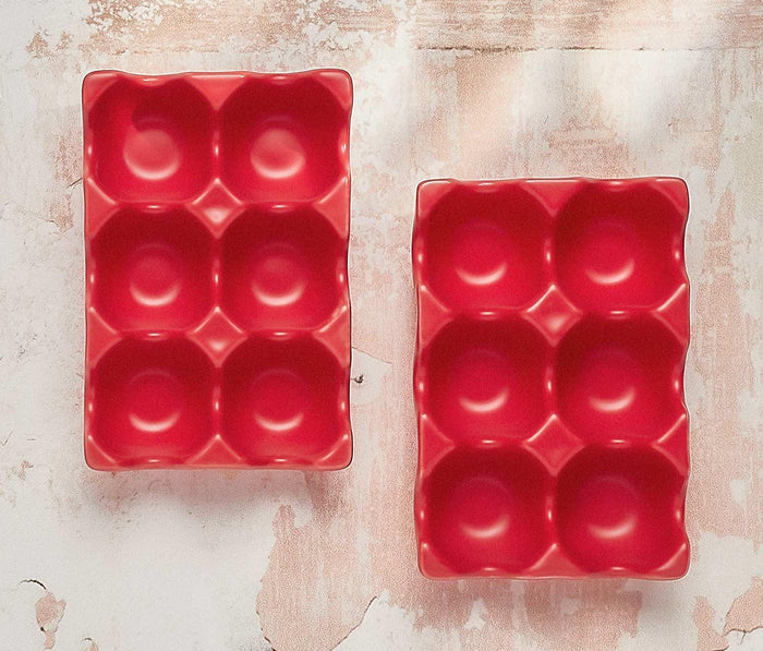 6 Cup Ceramic Egg Crate -  Lollygag