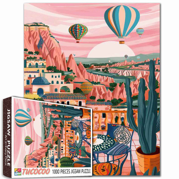 Pink Valley Escape Jigsaw Puzzle