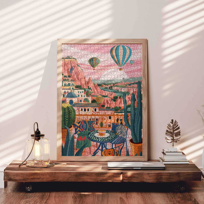 Pink Valley Escape Jigsaw Puzzle