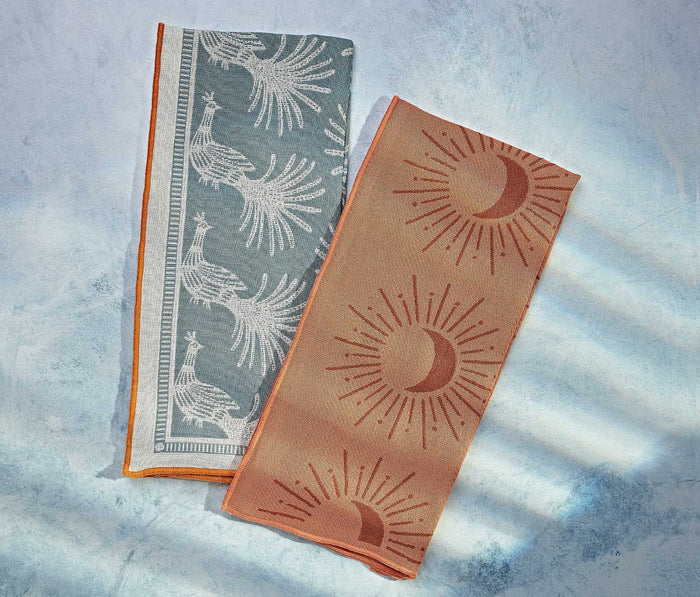 Danica Plume and Soleil dishtowel set
