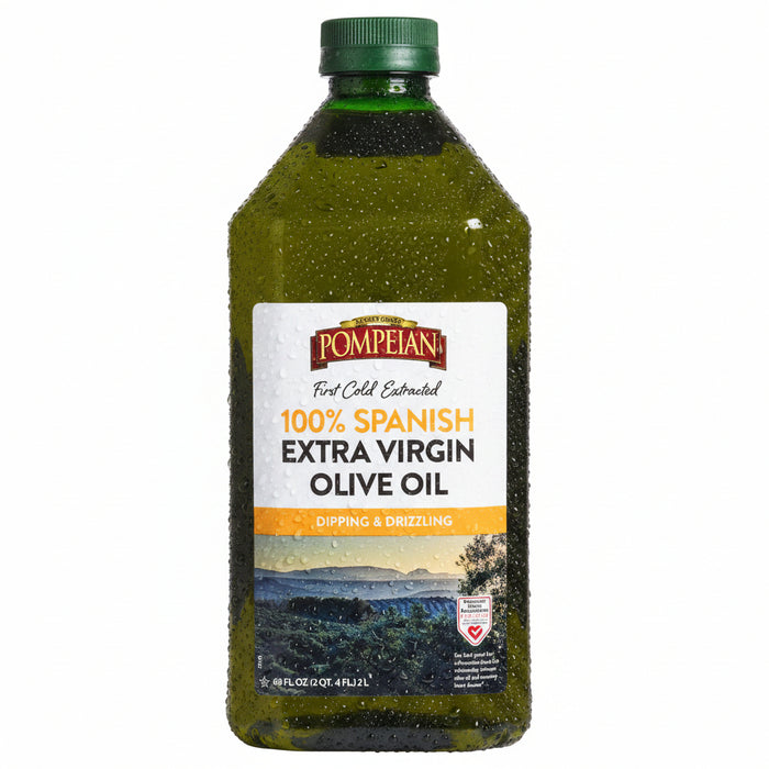 Pompeian Extra Virgin Olive Oil, 100% Spanish (Gluten Free)