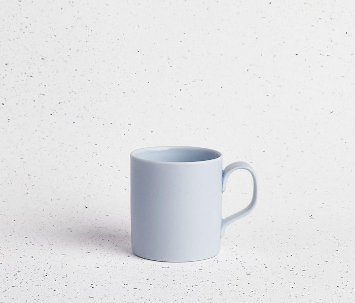 Portmeirion Charlotte Pastel Espresso Blue Mugs Set