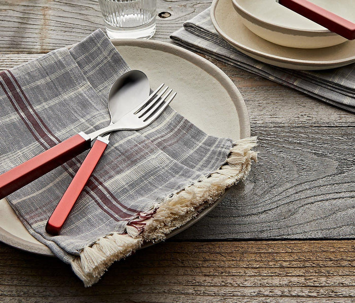 Qsquared Potter Stone Melaboo Dinner Plate