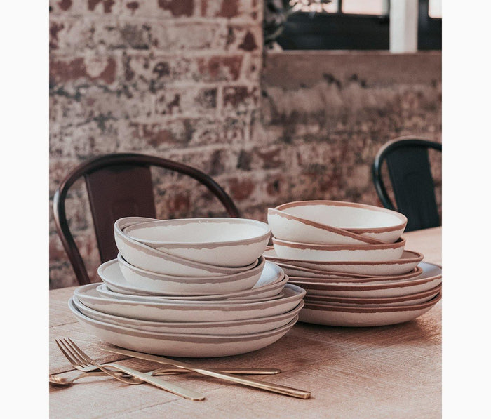 Qsquared Potter Stone Melaboo Salad Plate