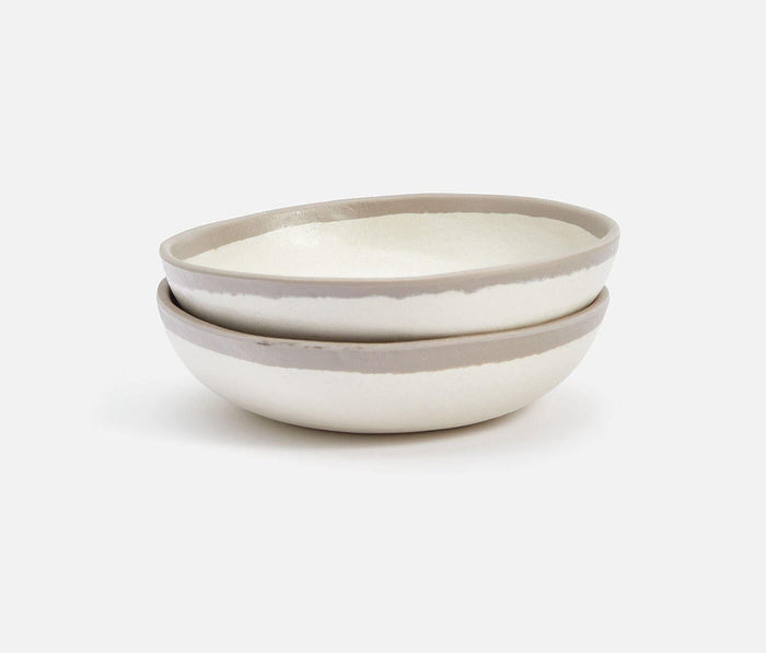 Qsquared Potter Stone Melaboo side Bowl