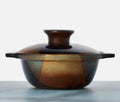 Pottery Craft Abstract Casserole Dish with Lid - Lollygag