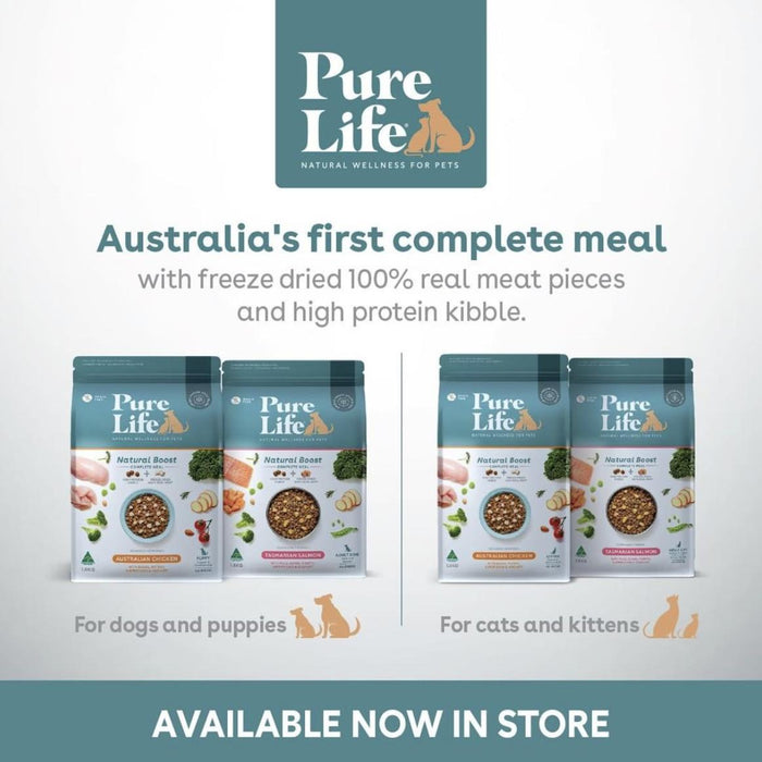 Pure Life Natural Boost Chicken Dry Dog Food 8kg