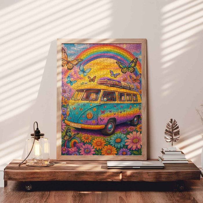 Rainbow Van Journey Jigsaw Puzzle