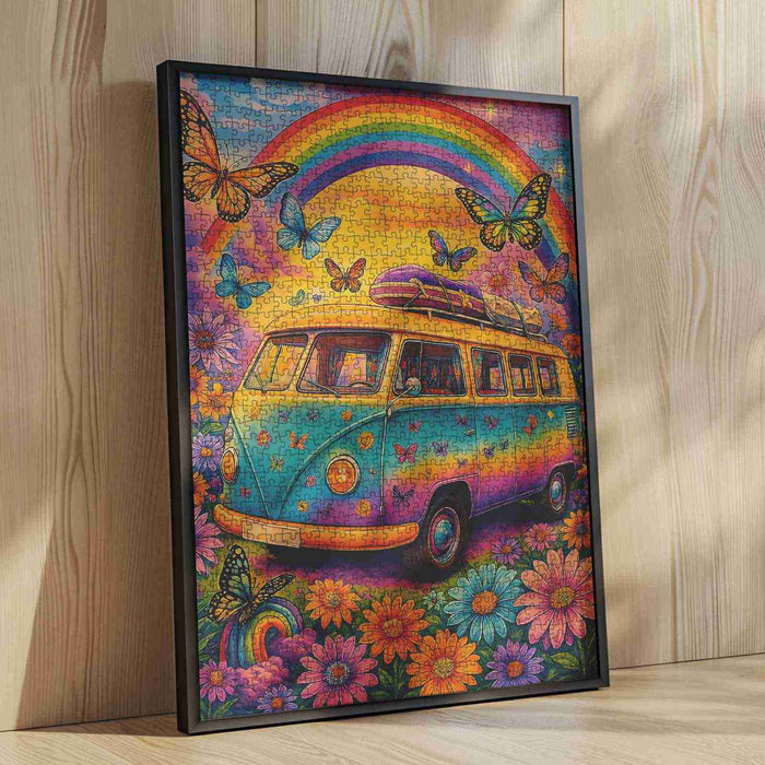 Rainbow Van Journey Jigsaw Puzzle