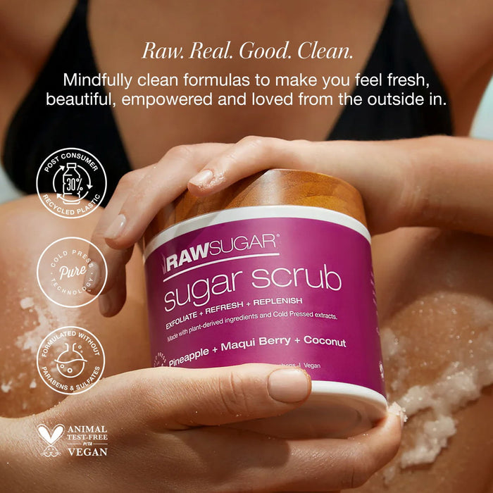 Raw Sugar Exfoliating Scrub Set in Kenya - Natural Body Scrub