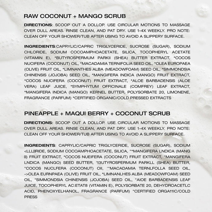 Raw Sugar Exfoliating Scrub Set in Kenya - Natural Body Scrub