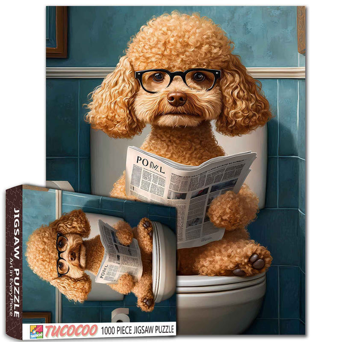 Reading Poodle Puzzle - Tucocoo