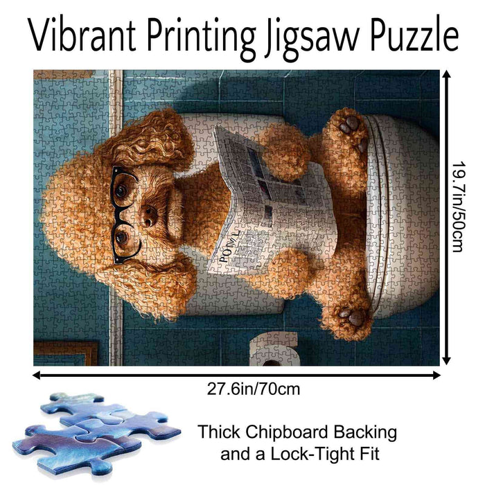 Reading Poodle Puzzle - Tucocoo