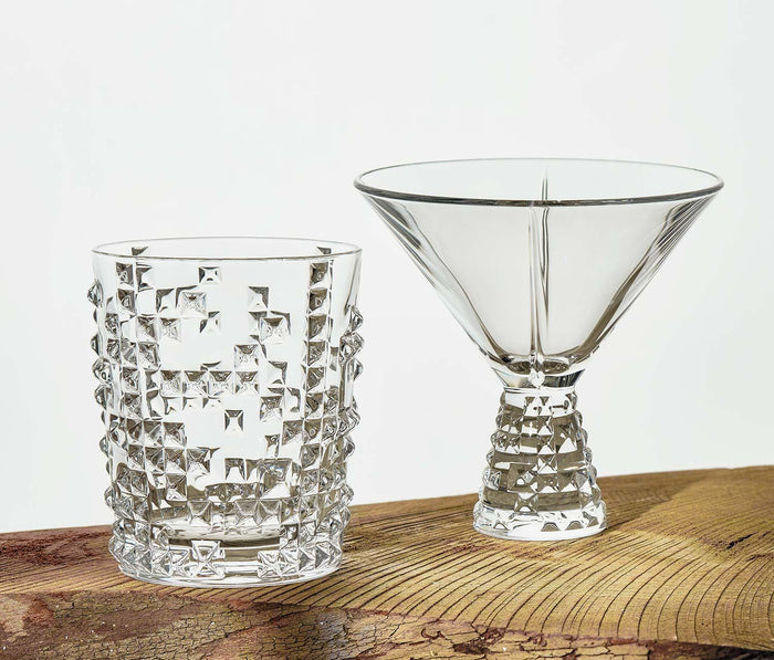 Nachtmann Punk Rocks Glass and martini glass set