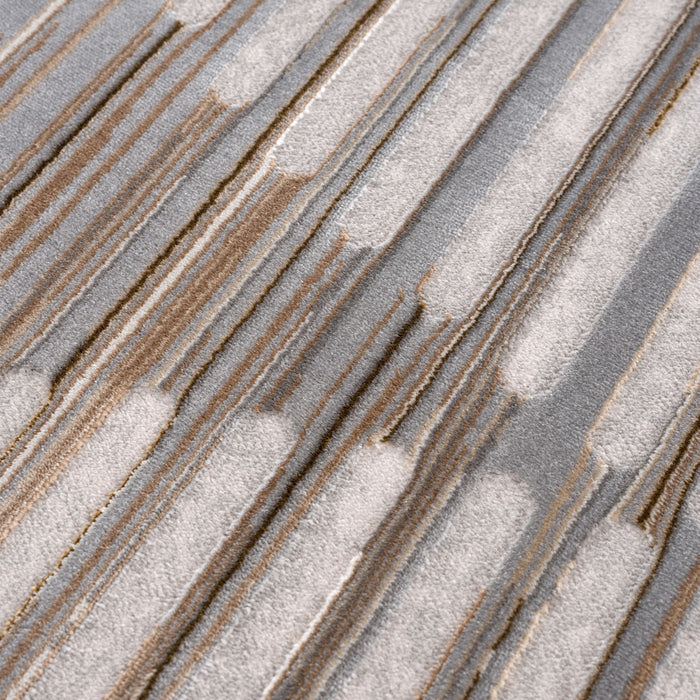 Regal Geometric Washable Beige Rug