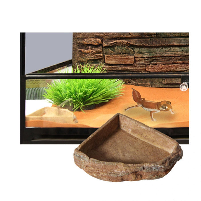 Reptile One Corner Bowl Extra Large-Habitat Pet Supplies