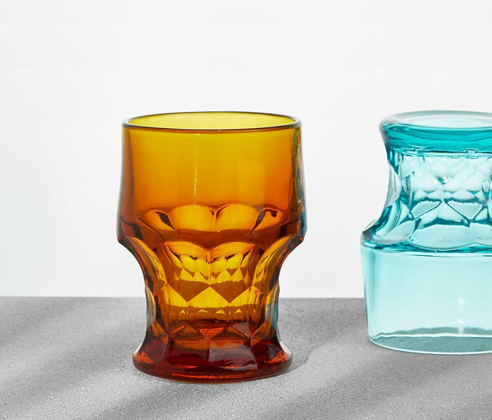 Retro Rainbow Georgian Honeycomb Tumblers-Lollygag