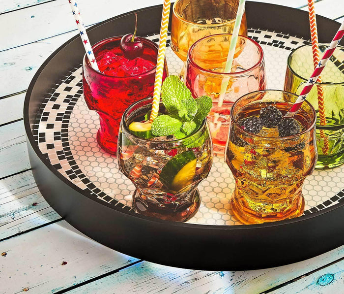 Sunset Vintage Retro Rainbow Georgian Glasses - Lollygag
