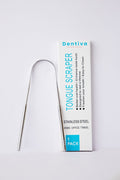 Reusable Tongue Cleaner in Kenya -Dentiva Stainless Steel Tongue Scraper 1Pack (Shape Varies)