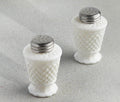 Hobnail Milk Glass Salt & Pepper Shakers