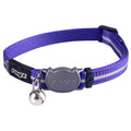 Rogz AlleyCat Safeloc Small Cat Collar Purple-Habitat Pet Supplies