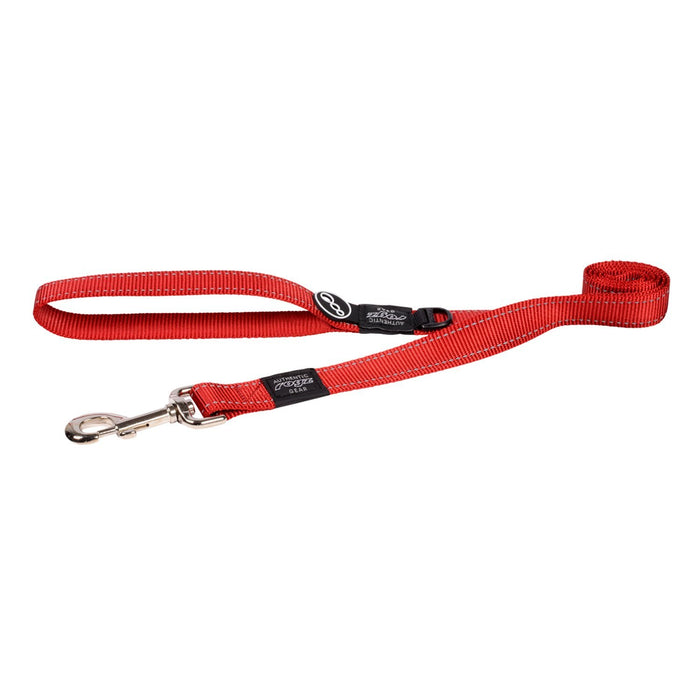Rogz Classic Extra Large Dog Lead Red-Habitat Pet Supplies