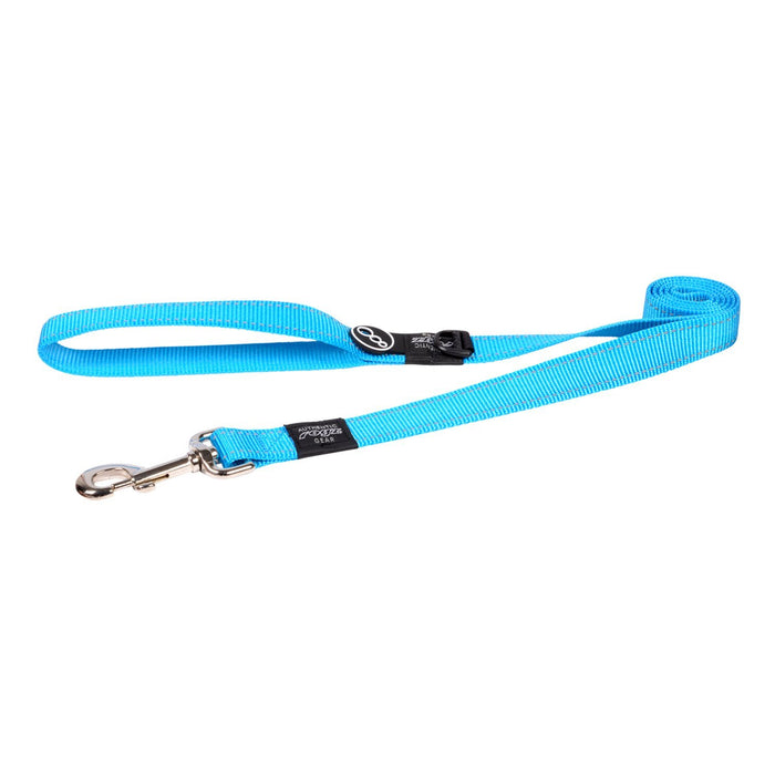 Rogz Classic Extra Large Dog Lead Turquoise-Habitat Pet Supplies