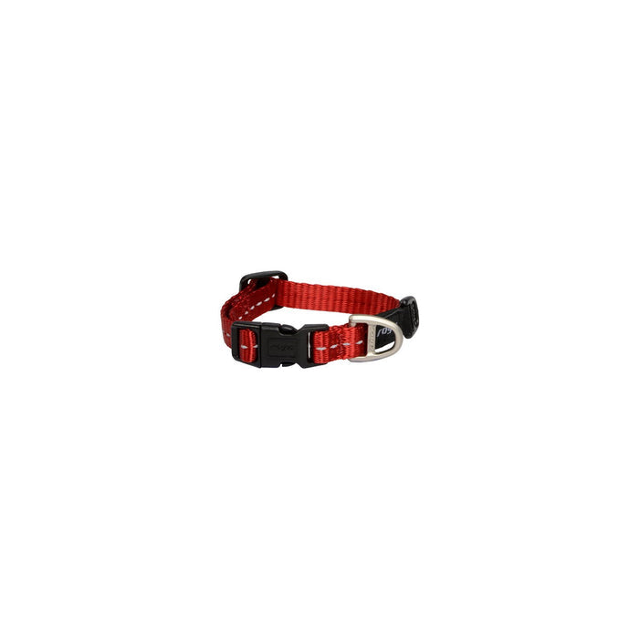 Rogz Classic Extra Small Dog Collar Red-Habitat Pet Supplies