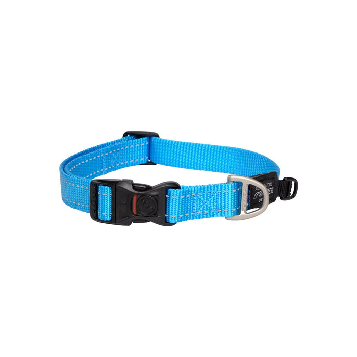 Rogz Classic Large Dog Collar Turquoise-Habitat Pet Supplies