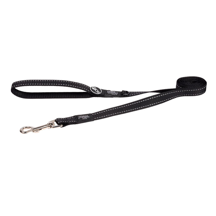 Rogz Classic Large Dog Lead Black-Habitat Pet Supplies
