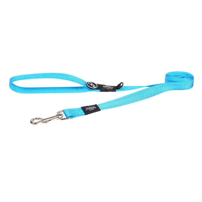 Rogz Classic Large Dog Lead Turquoise-Habitat Pet Supplies