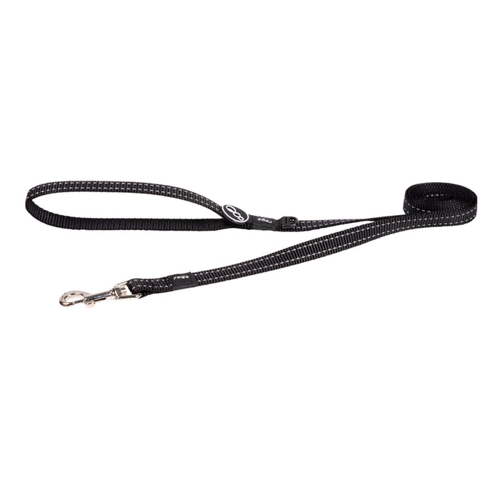 Rogz Classic Medium Dog Lead Black-Habitat Pet Supplies