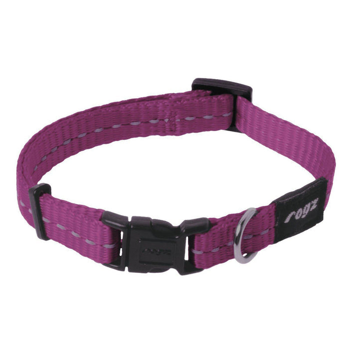 Rogz Classic Small Dog Collar Pink-Habitat Pet Supplies