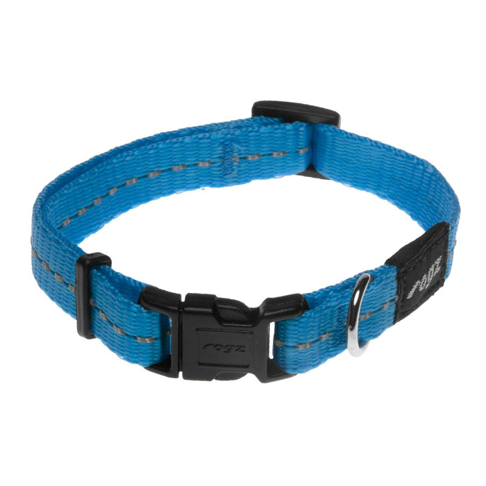 Rogz Classic Small Dog Collar Turquoise-Habitat Pet Supplies