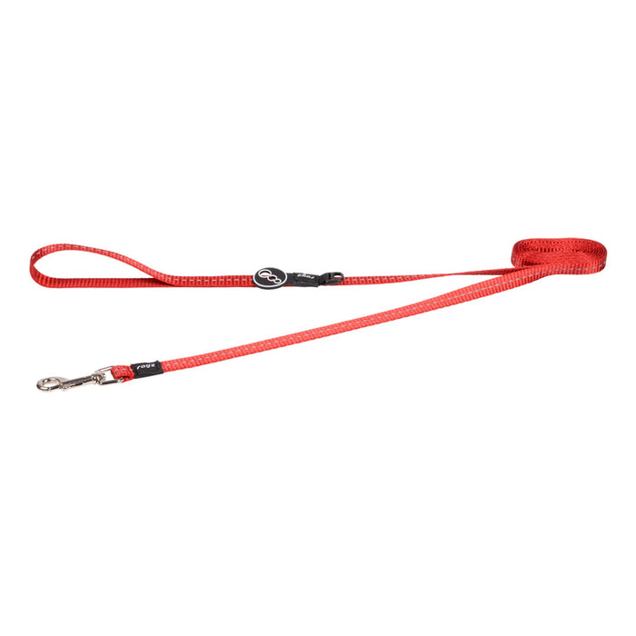 Rogz Classic Small Dog Lead Red-Habitat Pet Supplies