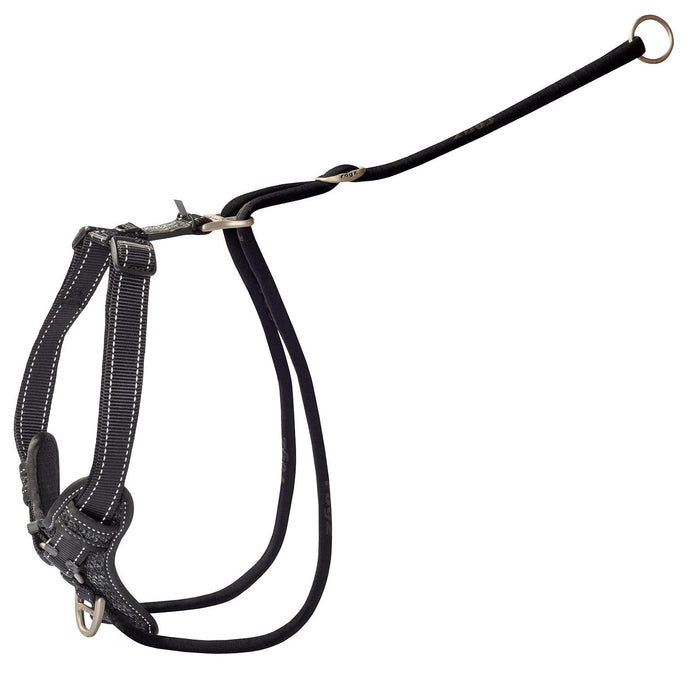 Rogz Control Stop Pull Dog Harness Black Extra Large-Habitat Pet Supplies