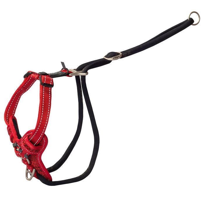 Rogz Control Stop Pull Dog Harness Red Large-Habitat Pet Supplies