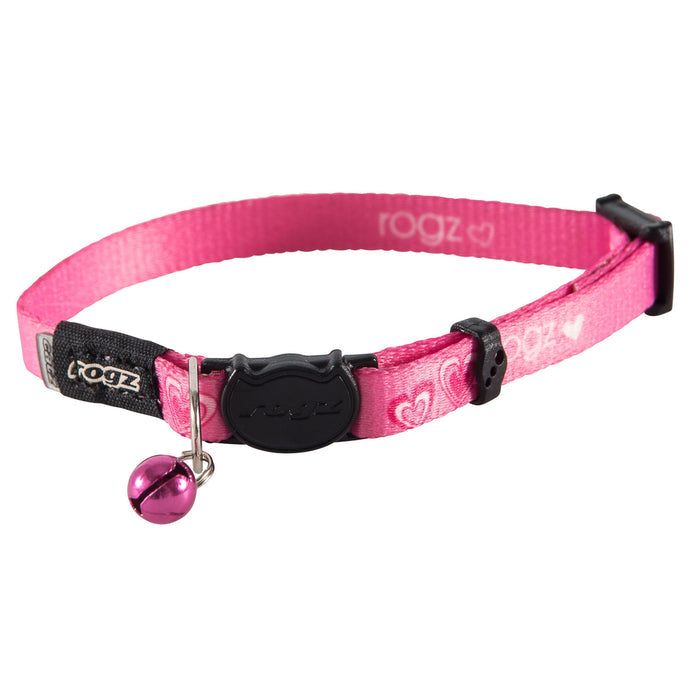 Rogz KiddyCat Safeloc Extra Small Cat Collar Pink-Habitat Pet Supplies