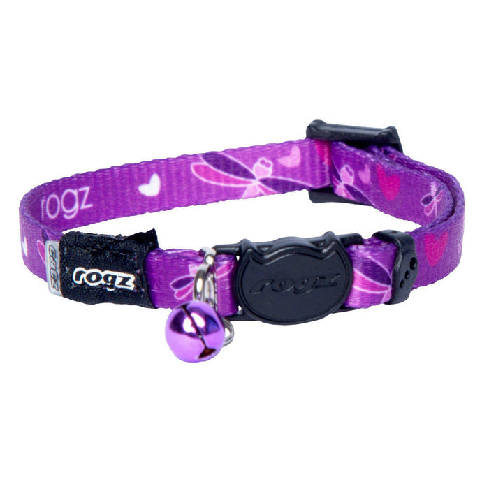 Rogz KiddyCat Safeloc Extra Small Collar Dragonfly-Habitat Pet Supplies