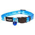 Rogz KiddyCat Safeloc Small Cat Collar Royal Birds-Habitat Pet Supplies