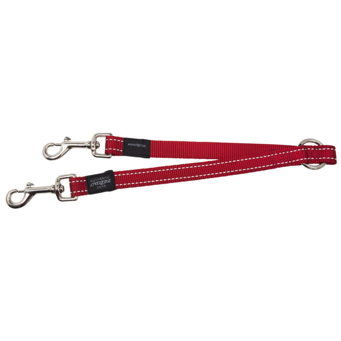Rogz Specialty Large Dog Lead Splitter Red-Habitat Pet Supplies