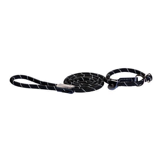 Rogz Specialty Moxon Large Dog Lead Black-Habitat Pet Supplies