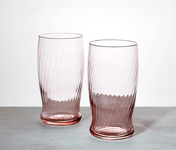 2 Hollywood Rose Swirl Tumblers - lollygag