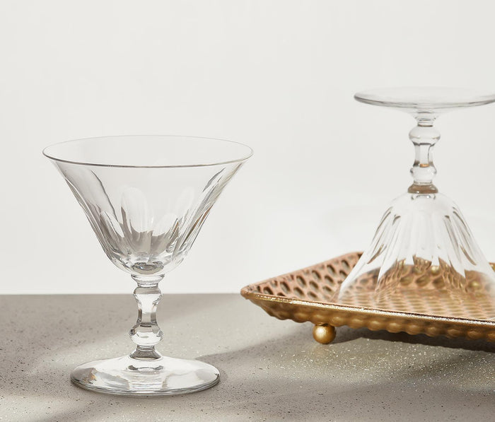 Roselyn Teardrop Coupe Cocktail Glasses