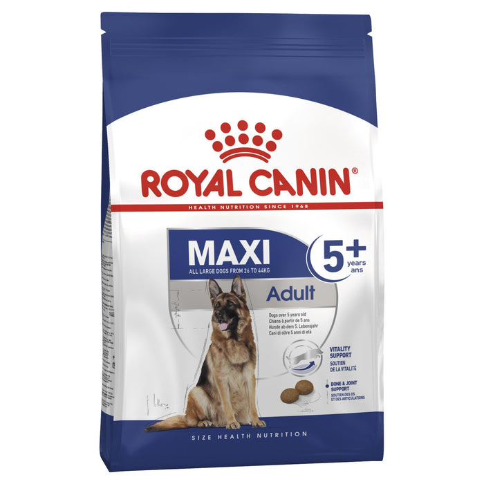 Royal Canin Dog Maxi Adult 5+ Dry Food 15kg-Habitat Pet Supplies