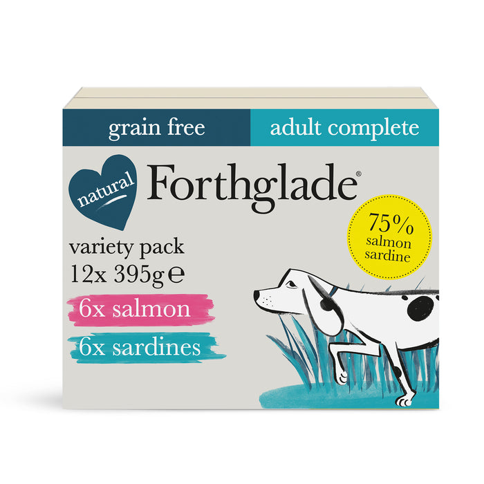 Salmon & Sardines Wet Dog Food Variety Pack