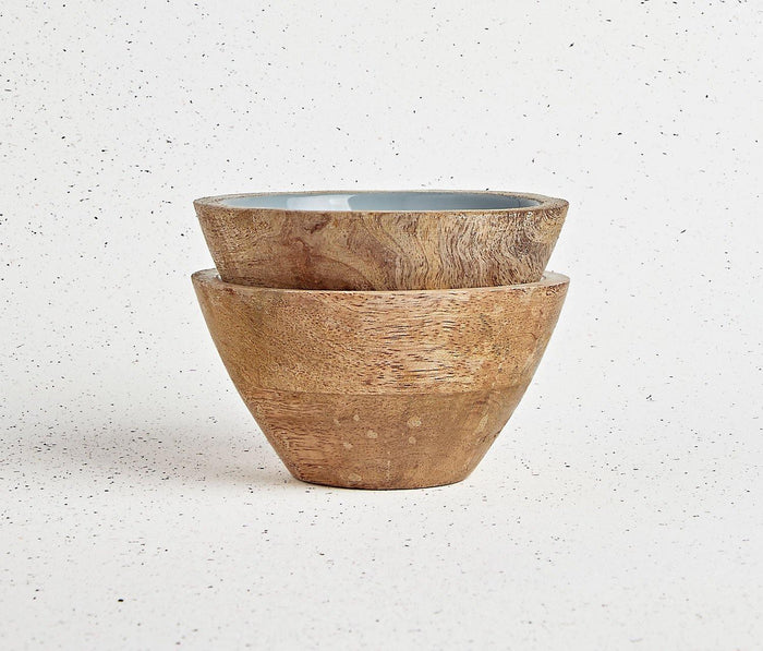 Mango Wood Side Bowls Set