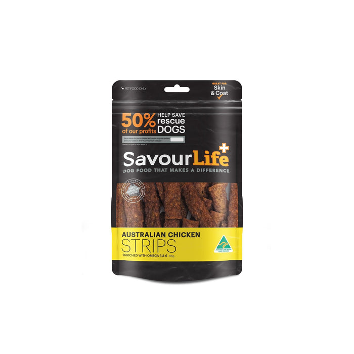 SavourLife Australian Chicken Strips Dog Treats 165g-Habitat Pet Supplies