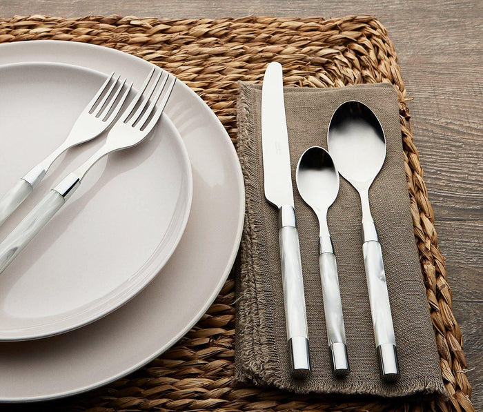 Shell Bisque Eggshell White Salad Plate Set - Lollygag