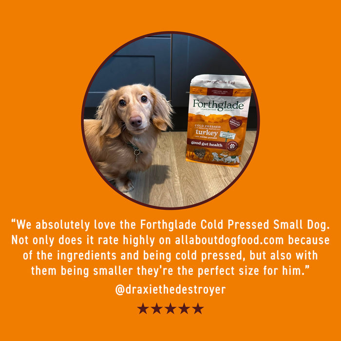 Small Breed Cold Pressed Turkey Dry Dog Food
